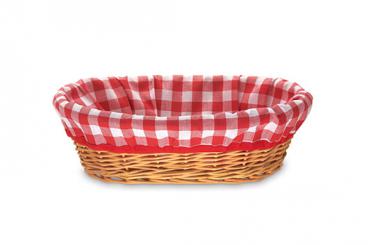 Paniers à pain osier nature clair 