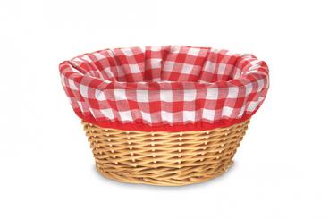 Paniers à pain osier nature clair 